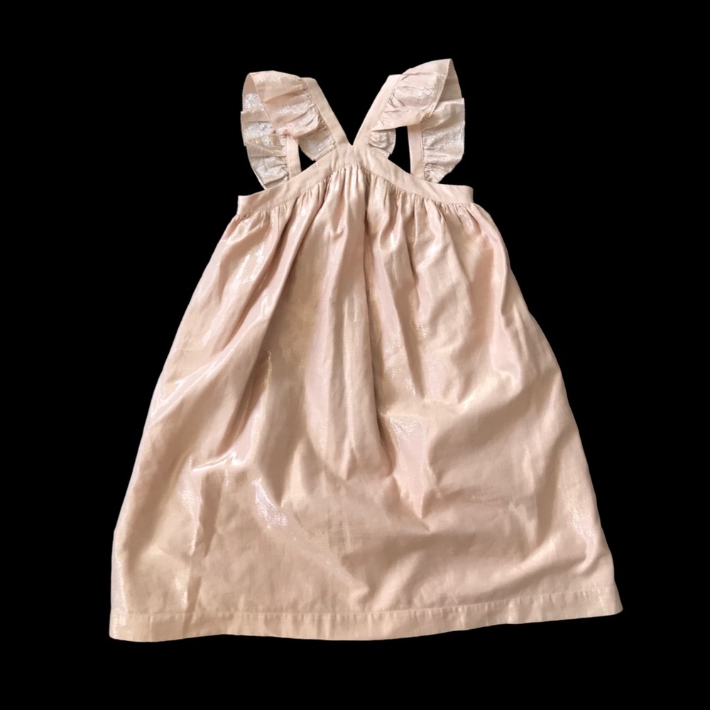 J.Crew Crewcut dress special occasion girls size 8 gold.